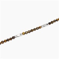 Bracciale Mabina Uomo Geo in Argento Occhio di tigre 534151 - 534151